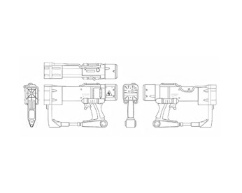 Fallout Gun AEP7 Laser PistolReplica GunFallout Cosplay props
