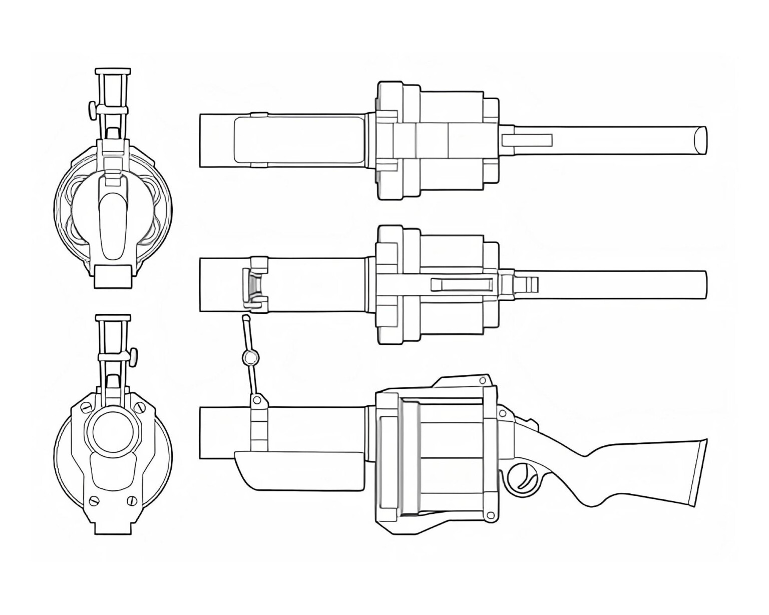 Demoman Grenade Launcher Volpin Props